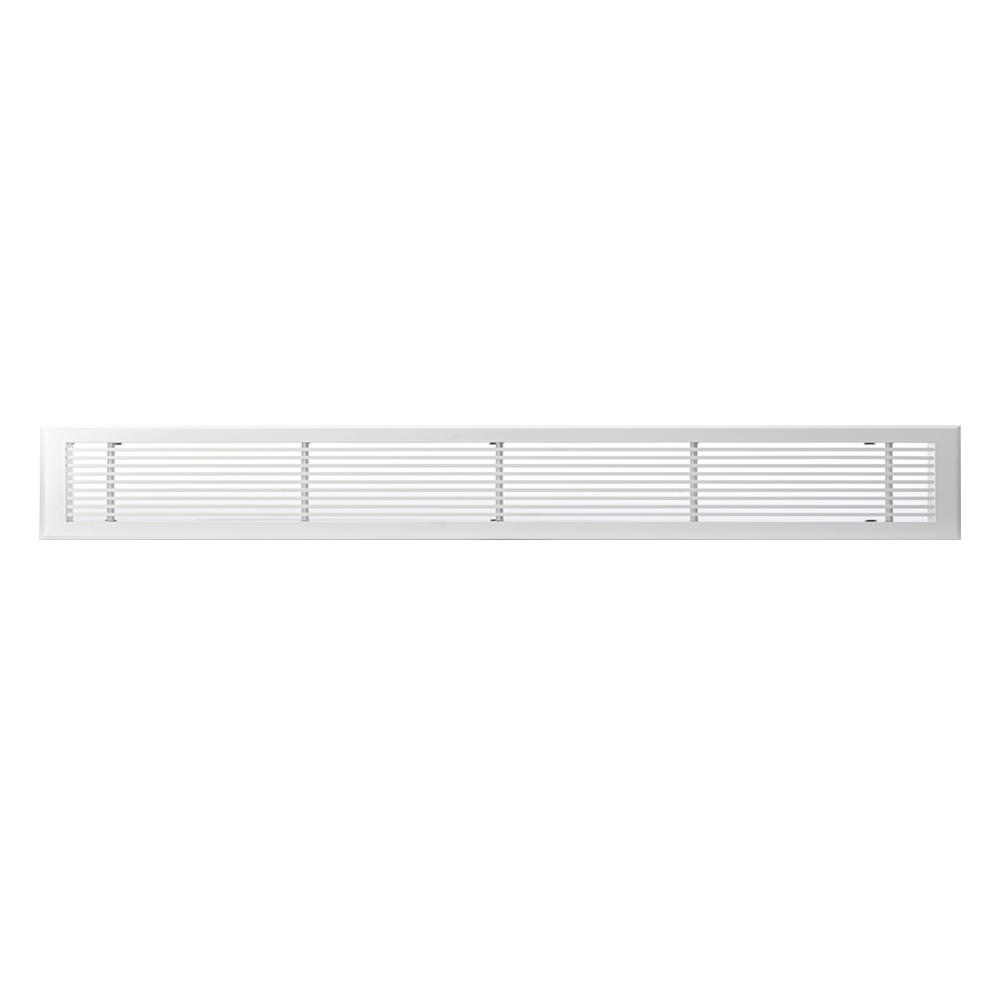 Baillindustrie - Grille soufflage linéaire ailettes fixes - Dimensions grilles GSL800X100